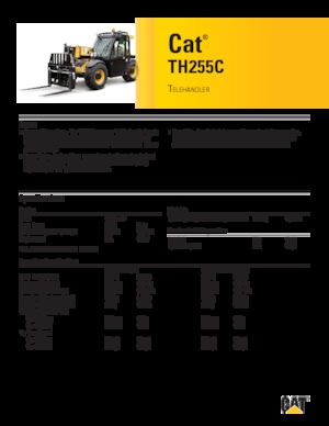 टेलीहैंडलर Caterpillar TH255C