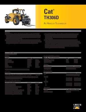टेलीहैंडलर Caterpillar TH306D