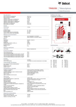 रोटेटिंग टेलीहैंडलर Bobcat TR40250