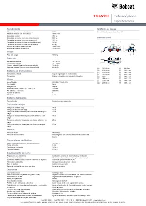 रोटेटिंग टेलीहैंडलर Bobcat TR45190