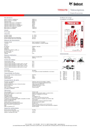 रोटेटिंग टेलीहैंडलर Bobcat TR50210