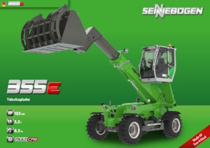 रोटेटिंग टेलीहैंडलर Sennebogen 355 E 