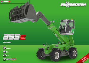 रोटेटिंग टेलीहैंडलर Sennebogen 355 E 