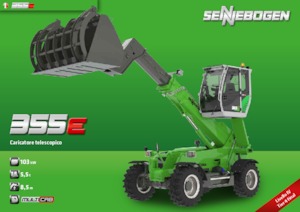 रोटेटिंग टेलीहैंडलर Sennebogen 355 E 