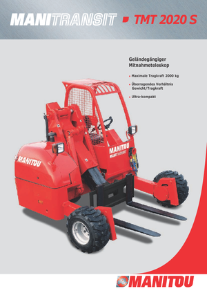 टेलीस्कोपिक ट्रक माउंटेड फोर्कलिफ्ट Manitou TMT 20-20 S