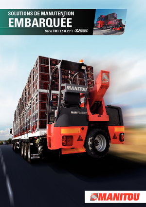 टेलीस्कोपिक ट्रक माउंटेड फोर्कलिफ्ट Manitou TMT 25 I