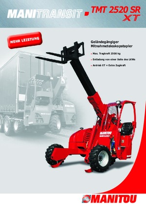 टेलीस्कोपिक ट्रक माउंटेड फोर्कलिफ्ट Manitou TMT 25.20 SR *