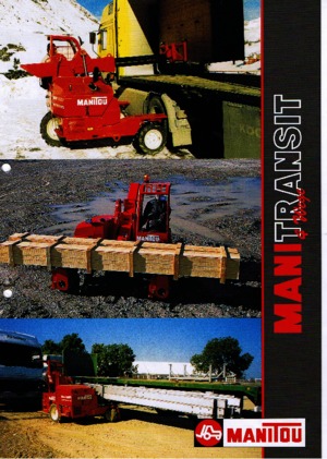 टेलीस्कोपिक ट्रक माउंटेड फोर्कलिफ्ट Manitou TMT 320-3