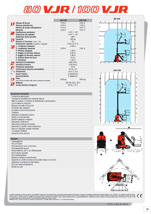 सिंगल वर्टिकल मास्ट बूम लिफ्ट Manitou 100 VJR Evolution