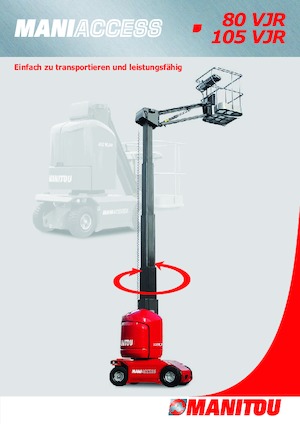 सिंगल वर्टिकल मास्ट बूम लिफ्ट Manitou 80 VJR