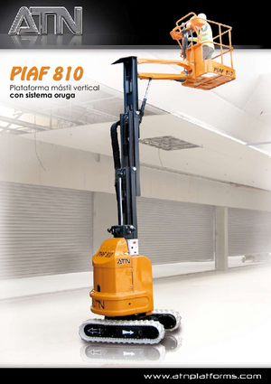सिंगल वर्टिकल मास्ट बूम लिफ्ट ATN Piaf 810