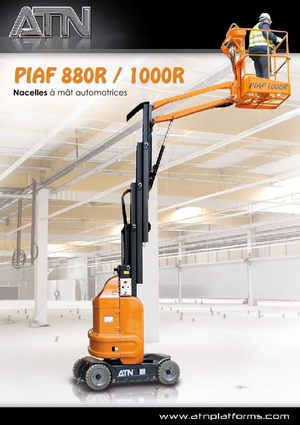 सिंगल वर्टिकल मास्ट बूम लिफ्ट ATN Piaf 880 R