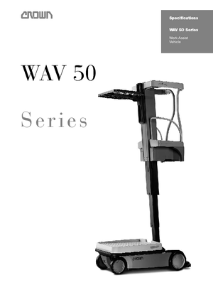 सिंगल वर्टिकल मास्ट बूम लिफ्ट Crown Wav 50-84