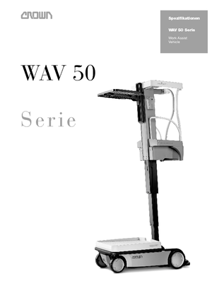 सिंगल वर्टिकल मास्ट बूम लिफ्ट Crown Wav 50-84