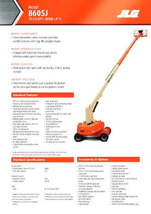 व्हील्ड टेलीस्कोपिक बूम लिफ्ट JLG 680S
