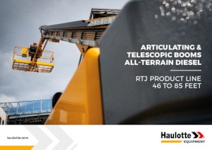 व्हील्ड टेलीस्कोपिक बूम लिफ्ट Haulotte HT85 RTJ PRO