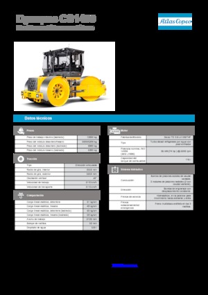 थ्री-व्हील रोलर Dynapac CS 1400 