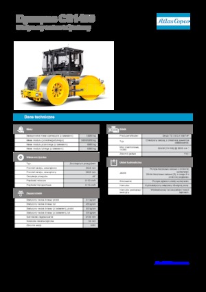 थ्री-व्हील रोलर Dynapac CS 1400 