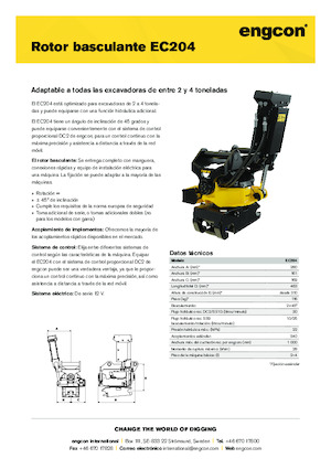 टिल्ट्रोटेटर engcon EC204