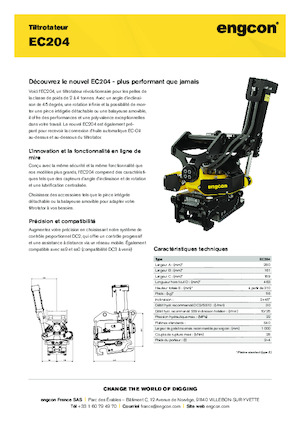 टिल्ट्रोटेटर engcon EC204