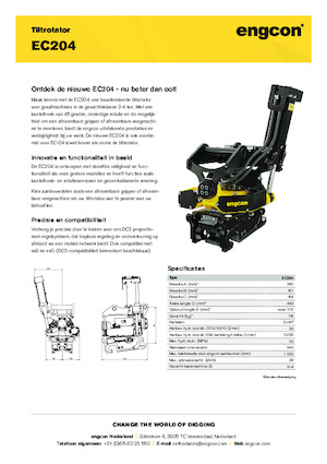 टिल्ट्रोटेटर engcon EC204