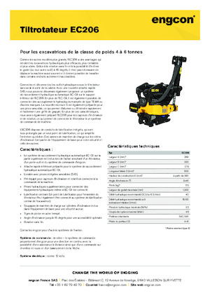 टिल्ट्रोटेटर engcon EC206