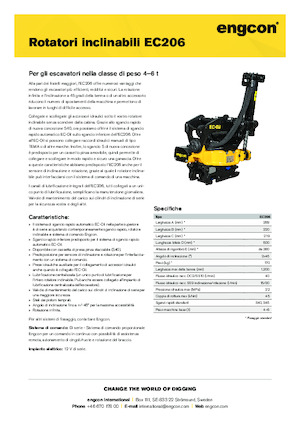 टिल्ट्रोटेटर engcon EC206