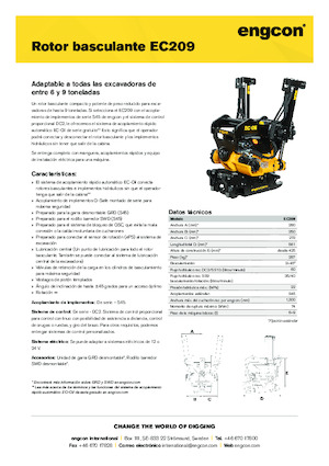टिल्ट्रोटेटर engcon EC209