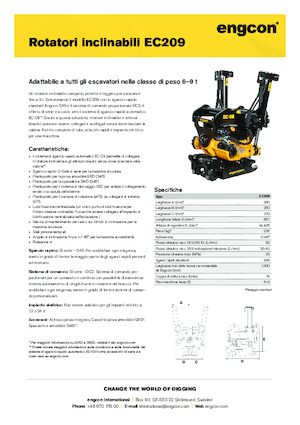 टिल्ट्रोटेटर engcon EC209