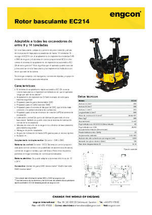 टिल्ट्रोटेटर engcon EC214