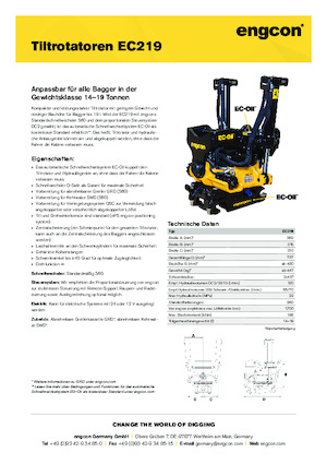 टिल्ट्रोटेटर engcon EC219