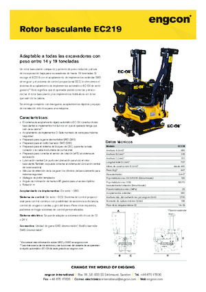 टिल्ट्रोटेटर engcon EC219