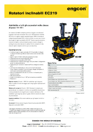 टिल्ट्रोटेटर engcon EC219