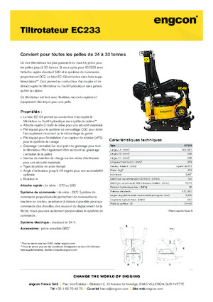 टिल्ट्रोटेटर engcon EC233