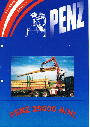 टिम्बर लोडिंग क्रेन PENZ 25000 HL