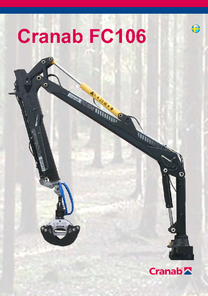 टिम्बर लोडिंग क्रेन Cranab FC 106 Combi