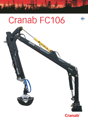टिम्बर लोडिंग क्रेन Cranab FC 106 Combi