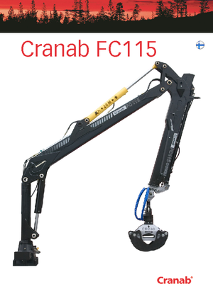 टिम्बर लोडिंग क्रेन Cranab FC 115 Tele