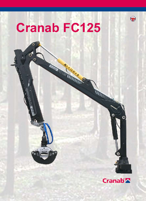 टिम्बर लोडिंग क्रेन Cranab FC 125 Combi