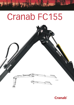 टिम्बर लोडिंग क्रेन Cranab FC 155/7.5