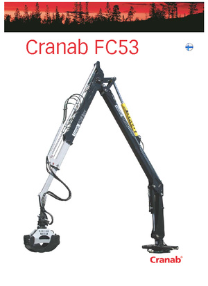 टिम्बर लोडिंग क्रेन Cranab FC 53 DT
