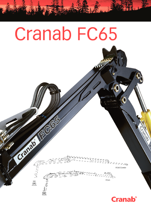 टिम्बर लोडिंग क्रेन Cranab FC 65 Tele