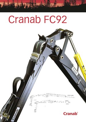 टिम्बर लोडिंग क्रेन Cranab FC 92 Combi