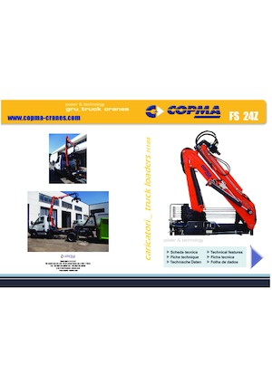 टिम्बर लोडिंग क्रेन COPMA 2000 FS 24 Z 1