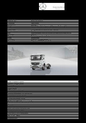 रिजिड चेसिस Mercedes-Benz Arocs 2024 K 4x2