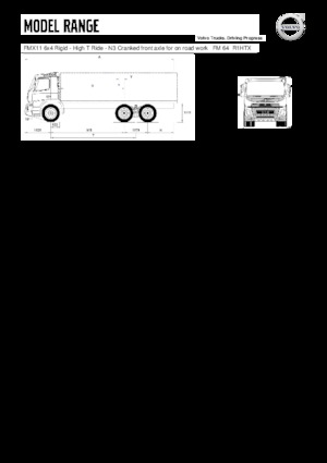 रिजिड चेसिस Volvo Trucks FMX11.330 6x4 Rigid - X-High