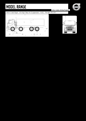 रिजिड चेसिस Volvo Trucks FMX11.350 8x6 Rigid - XX-High