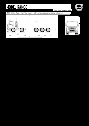 रिजिड चेसिस Volvo Trucks FMX13.420 10x4 Rigid - High Tag Tridem