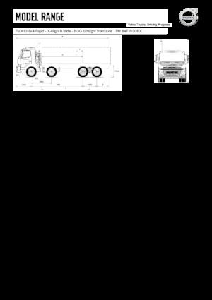 रिजिड चेसिस Volvo Trucks FMX13.420 8x4 Rigid - X-High B Ride