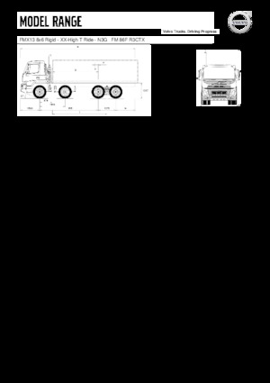 रिजिड चेसिस Volvo Trucks FMX13.420 8x6 Rigid - XX-High T Ride